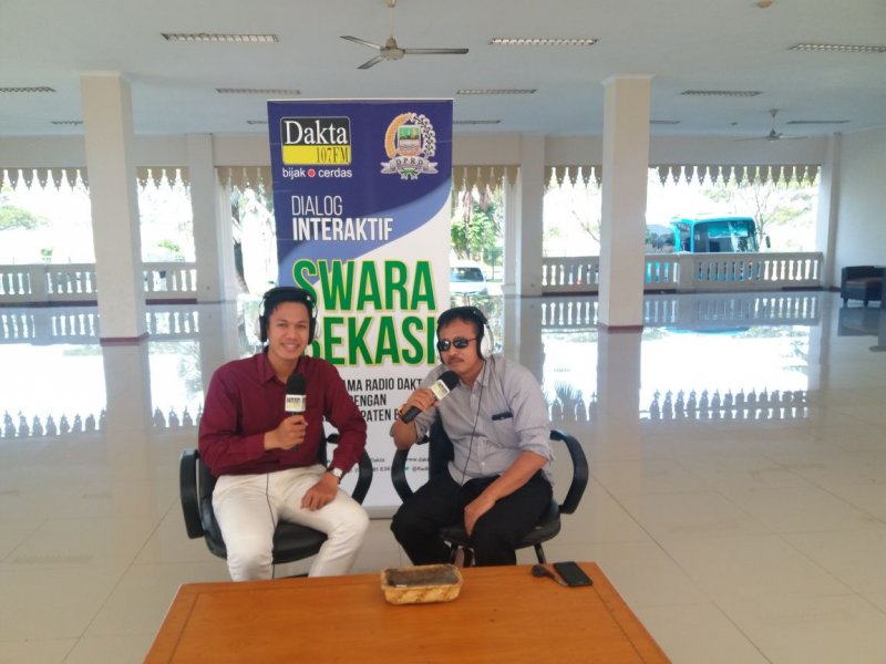 Dialog Swara Bekasi bersama Anggota Ketua Komisi II DPRD Kabupaten Bekasi, Mulyana Muhtar