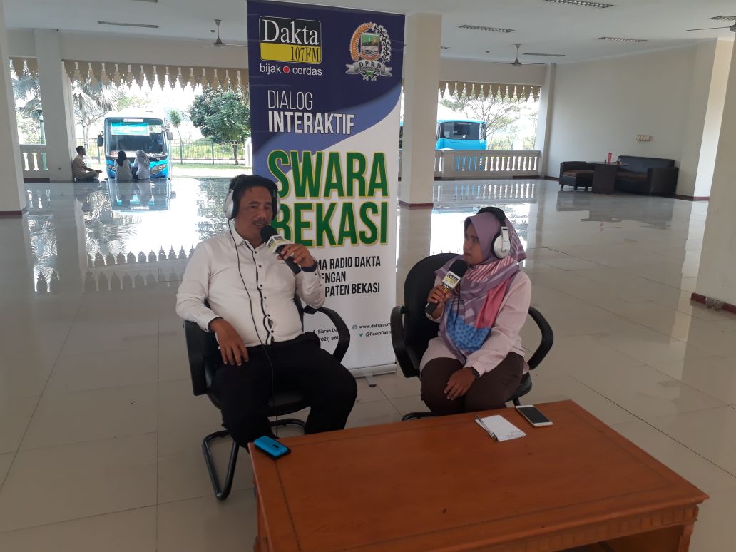 Dialog Swara Bekasi bersama Anggota Komisi III DPRD Kabupaten Bekasi Taih Minarno