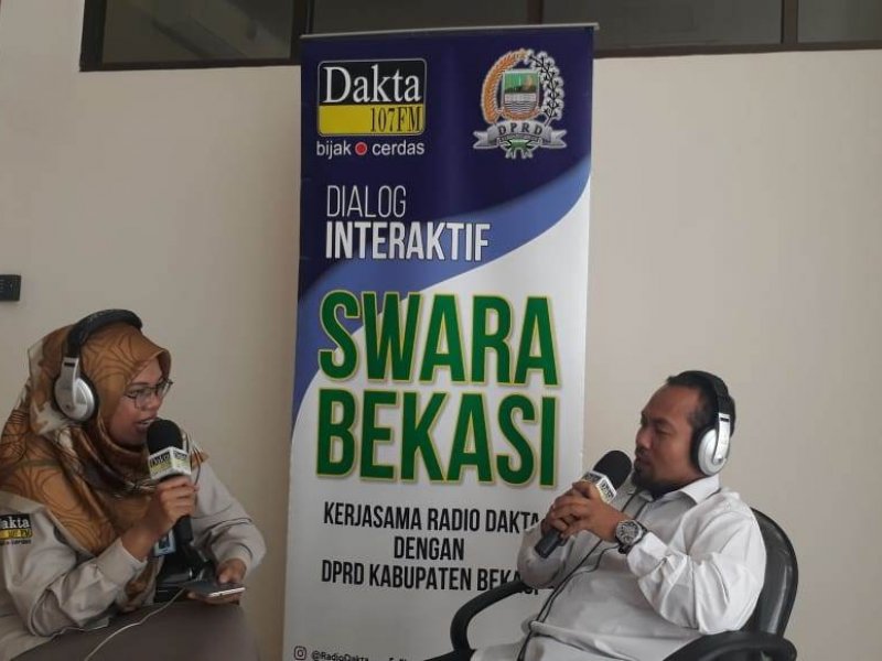 Dialog Swara Bekasi bersama Anggota Komisi III DPRD Kabupaten Bekasi, Uryan Riana