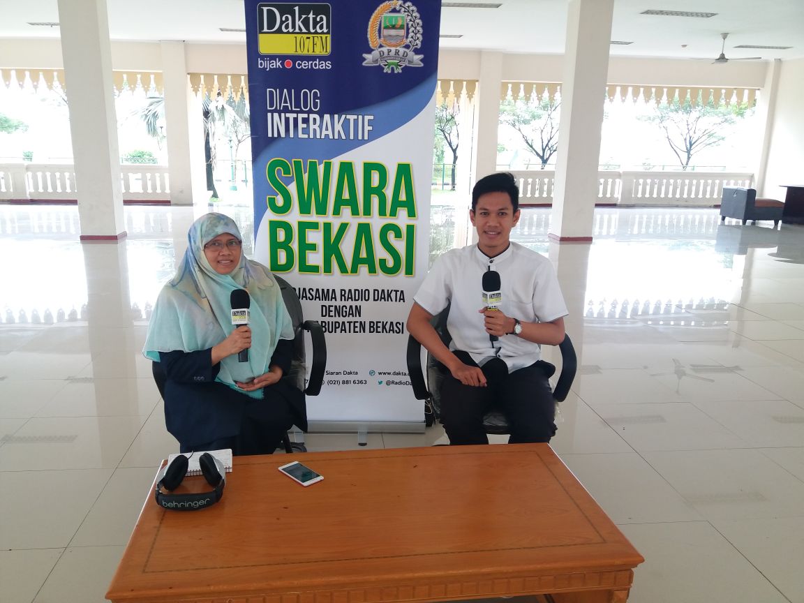 Dialog Swara Bekasi bersama Anggota Komisi IV DPRD Kab Bekasi Fatmah Hanum