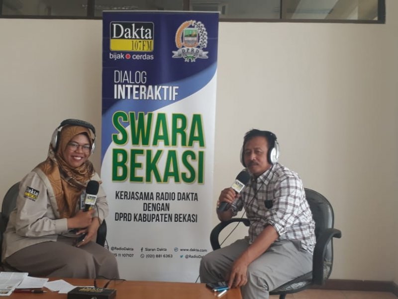 Dialog Swara Bekasi bersama Ketua Komisi II DPRD Kabupaten Bekasi, H Mulyana Muchtar