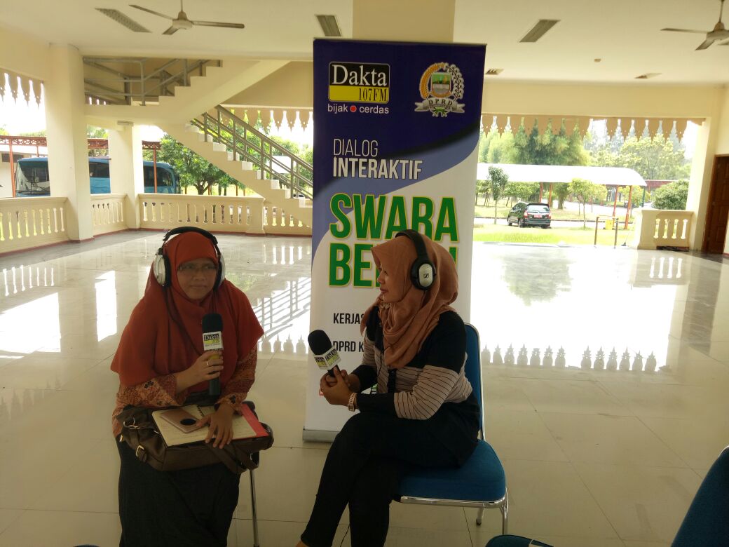 Dialog interaktif Swara Bekasi bersama Fatma Hanum