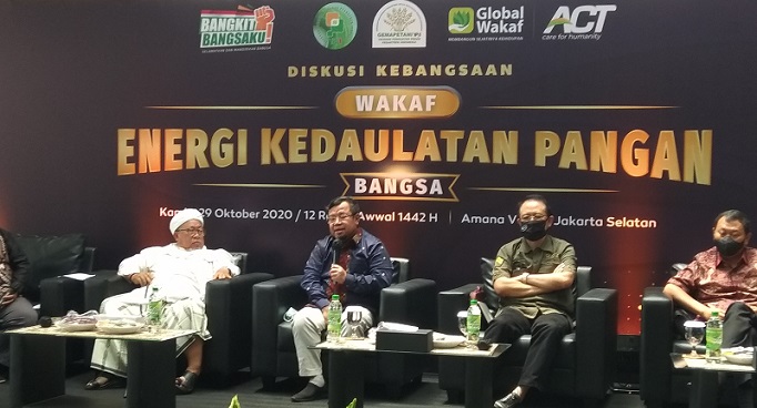 Diskusi Kebangsaan Wakaf Energi Kedaulatan Pangan Bersama