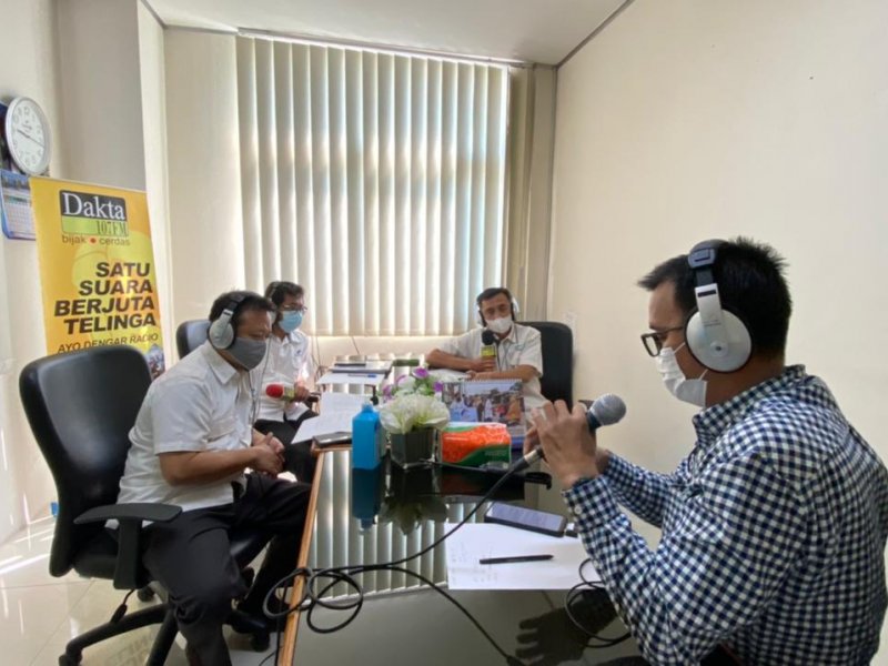 Talkshow Radio Dakta bersama PDAM Tirta Bhagasasi (21/4/2021)