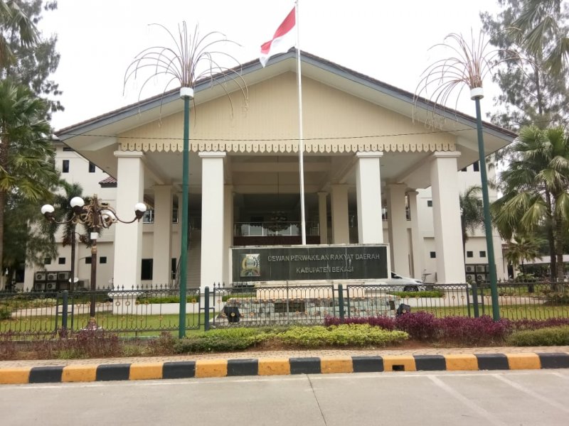 Gedung DPRD Kabupaten Bekasi (Ulfi/Dakta)