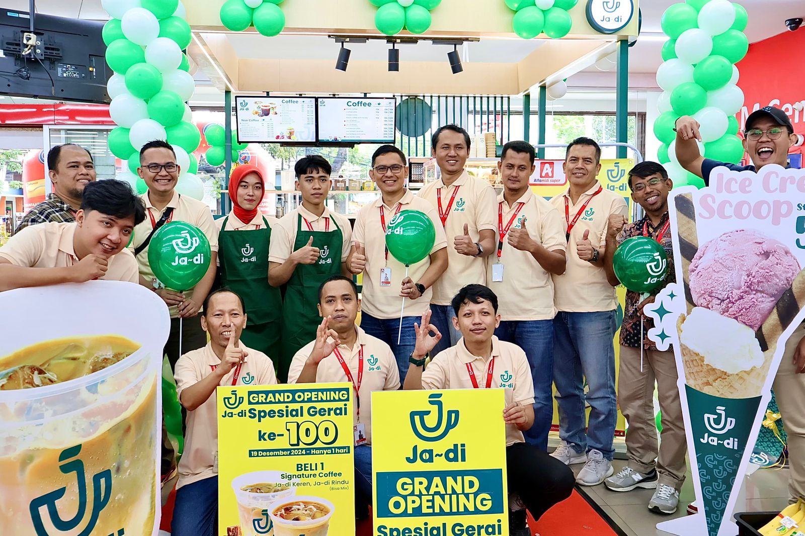 Grand Opening Gerai Ke 100 Ja Di