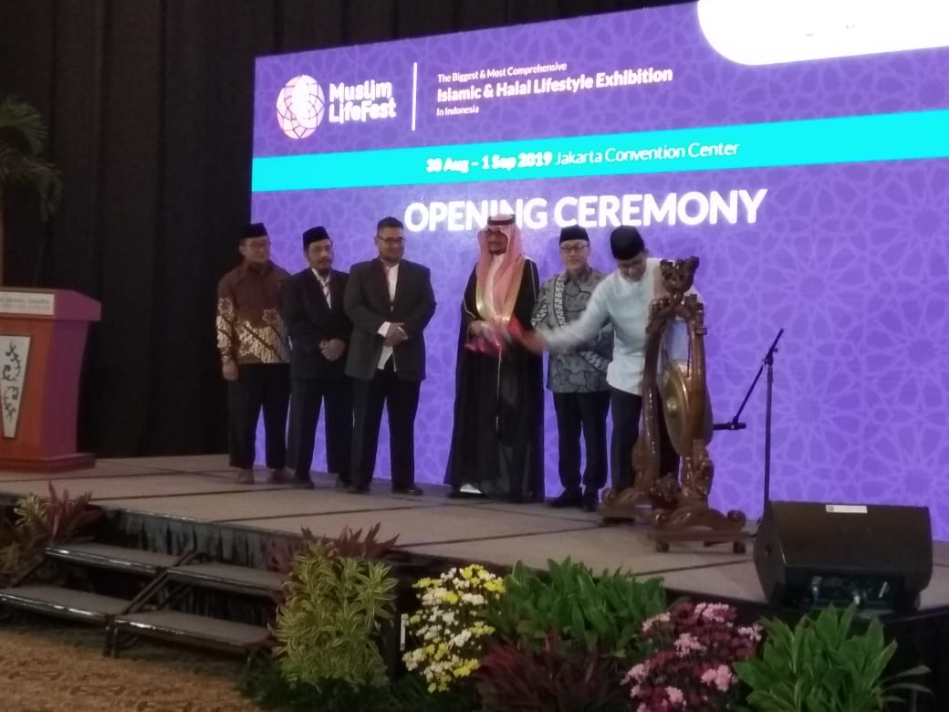 Gubernur DKI Jakarta Anies Baswedan membuka pagelaran Muslim Lifefest 2019 di JCC