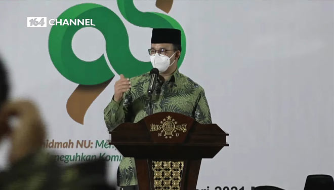 Gubernur DKI Jakarta Anies Baswedan.foto tangkapan layar youtube TVNU