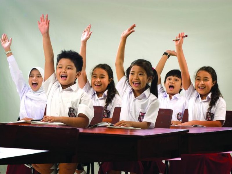 Ilustrasi anak sekolah belajar di kelas (Foto : jadiberita.com)