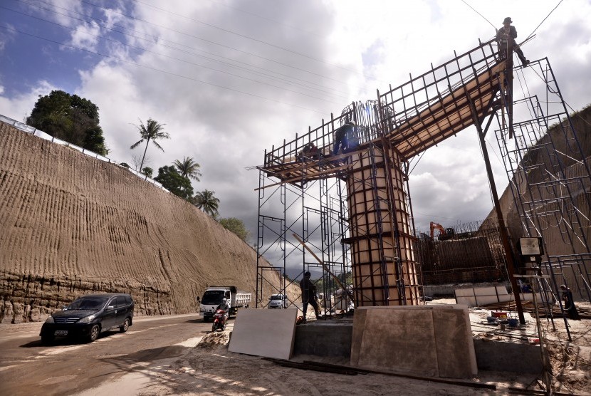 Ilustrasi pembangunan flyover