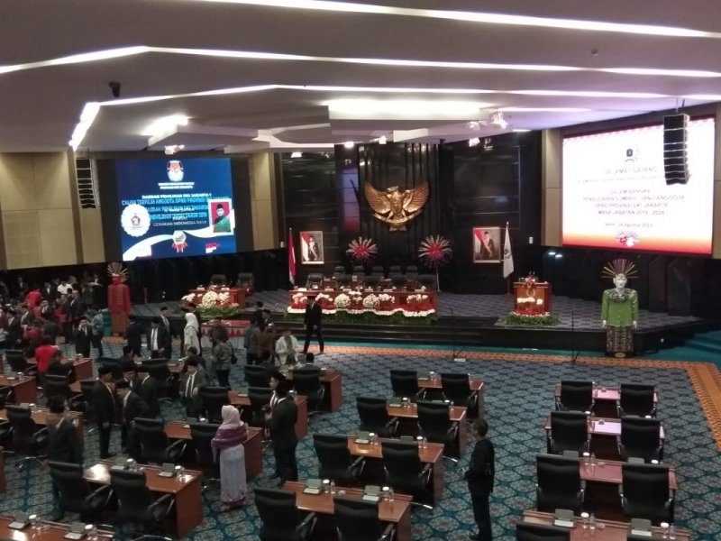 Ini Nama Anggota DPRD DKI Jakarta Periode 2019 - 2024