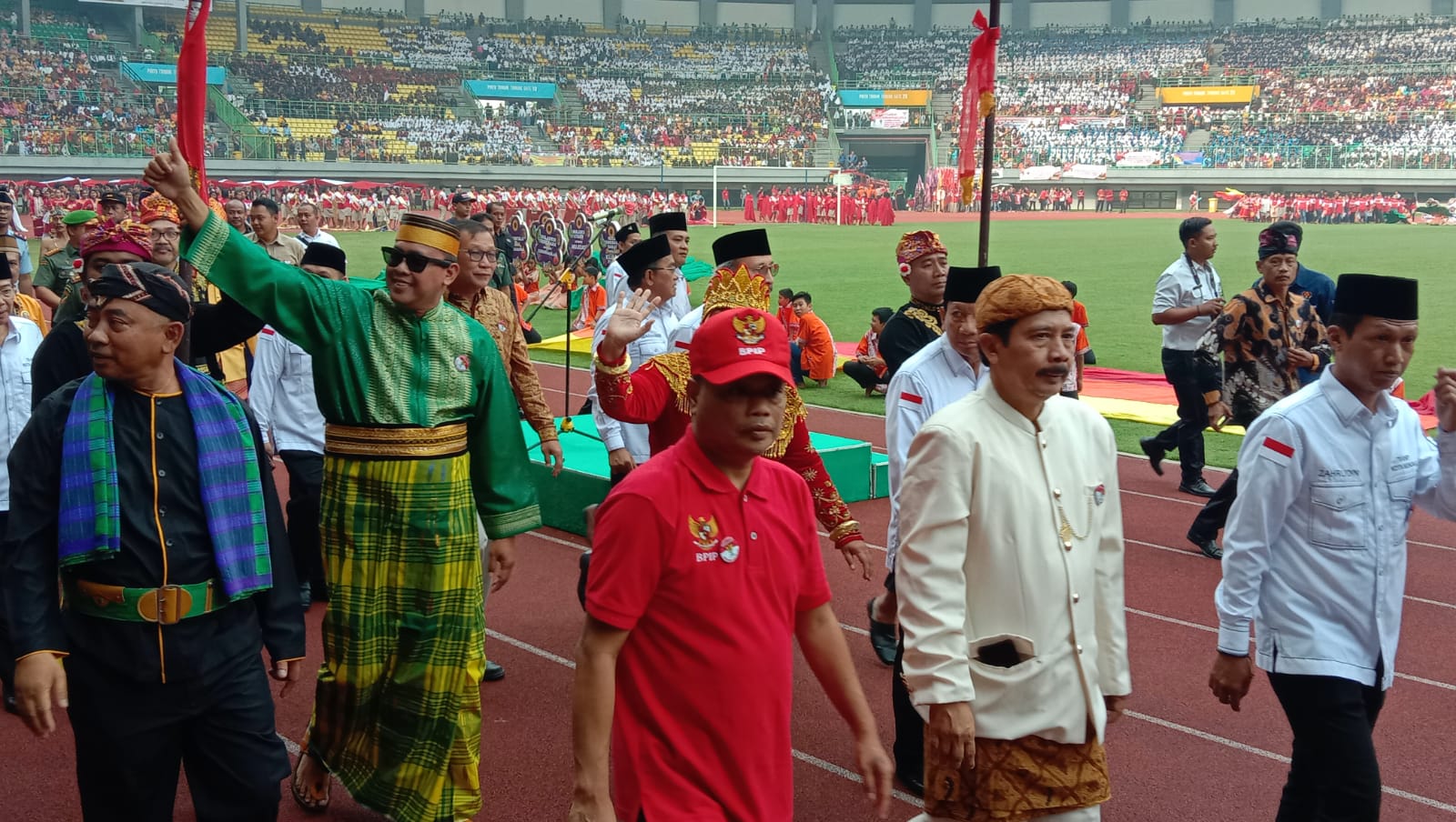 Kepala BPIP Yudian Wahyudi dalam Acara Membumikan Pancasila di Kota Bekasi.foto jaed