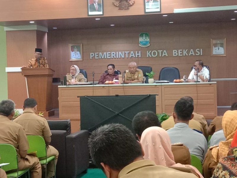 Ketua DPRD Kota Bekasi, Chairoman J. Putro dalam kick off meeting Musrenbang RKPD 2021