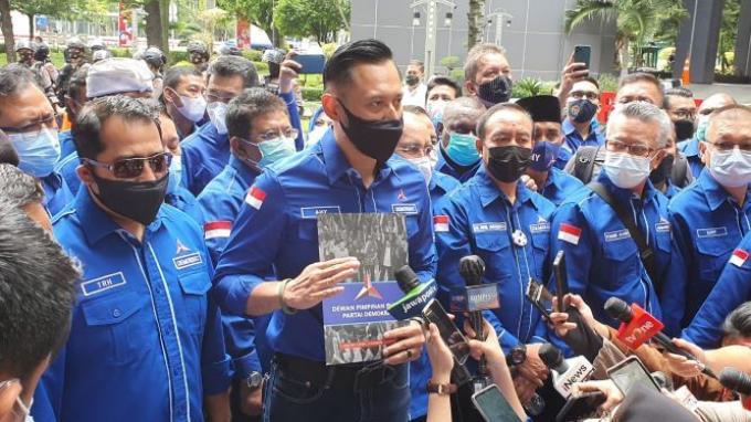 Ketua Umum Partai Demokrat Agus Harimurti Yudhoyono AHY.Foto Chaerul Umam