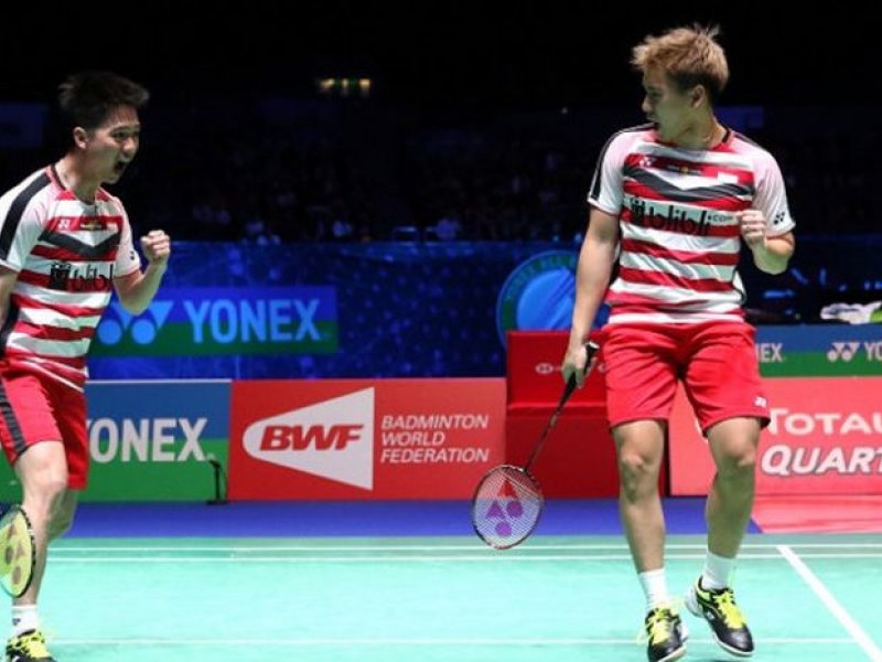 Kevin Sanjaya Sukamuljo dan Marcus Fernaldi (Foto dok/istimewa)