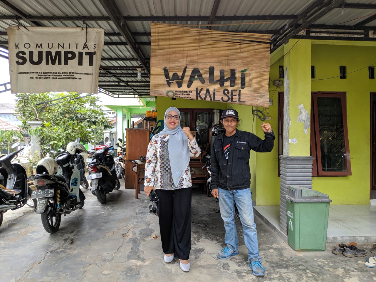 Komisioner KPAI Retno Listyarti mengunjungi WALHI Kalimantan Selatan