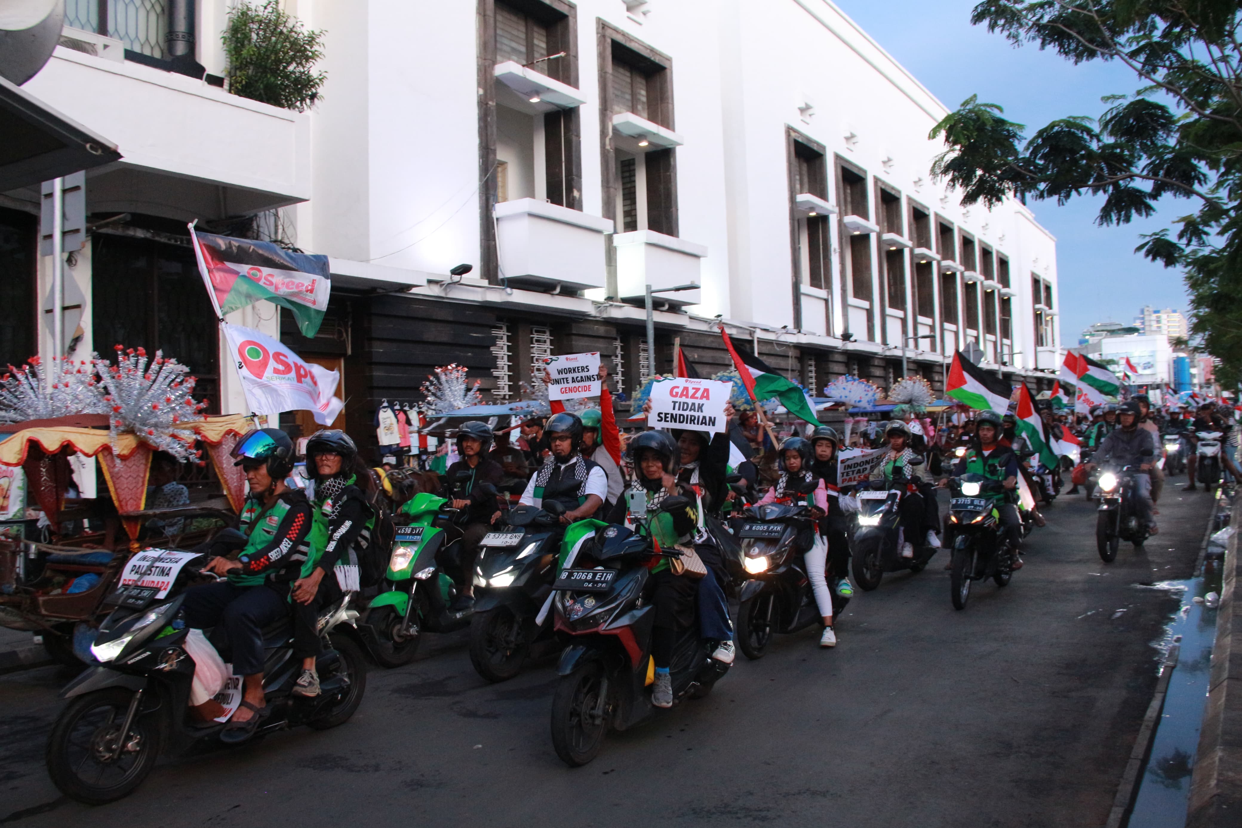 Komunitas Speed dukung Gaza