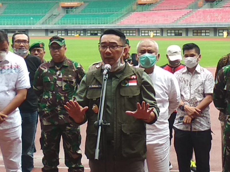 Konpres Gubernur Jawa Barat, Ridwan Kamil terkait pelaksanaan rapid test Covid-19 di Kota Bekasi