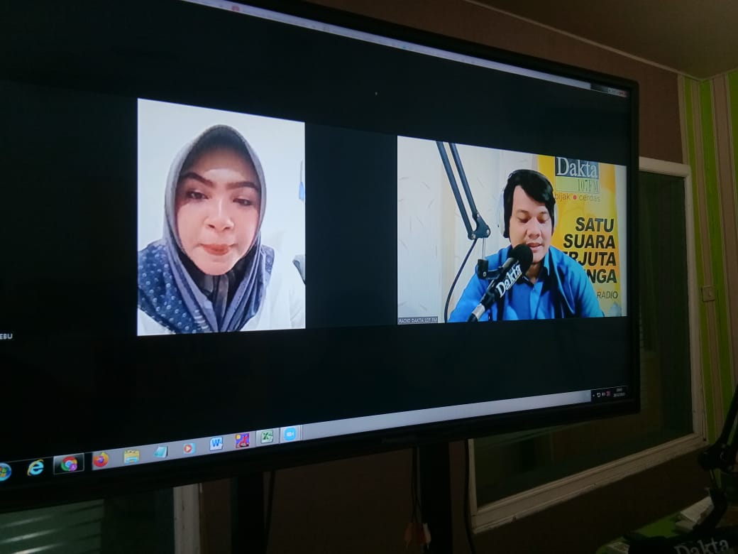 Konsultan Kecantikan PT.Usman Bin Affan Ayu Ashari dalam Webinar Dakta