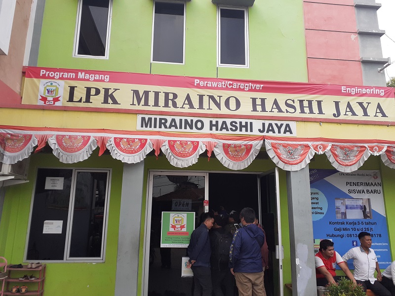 LPK Miraino Hashi Jaya di Perumahan Graha Prima Kecamatan Tambun Utara