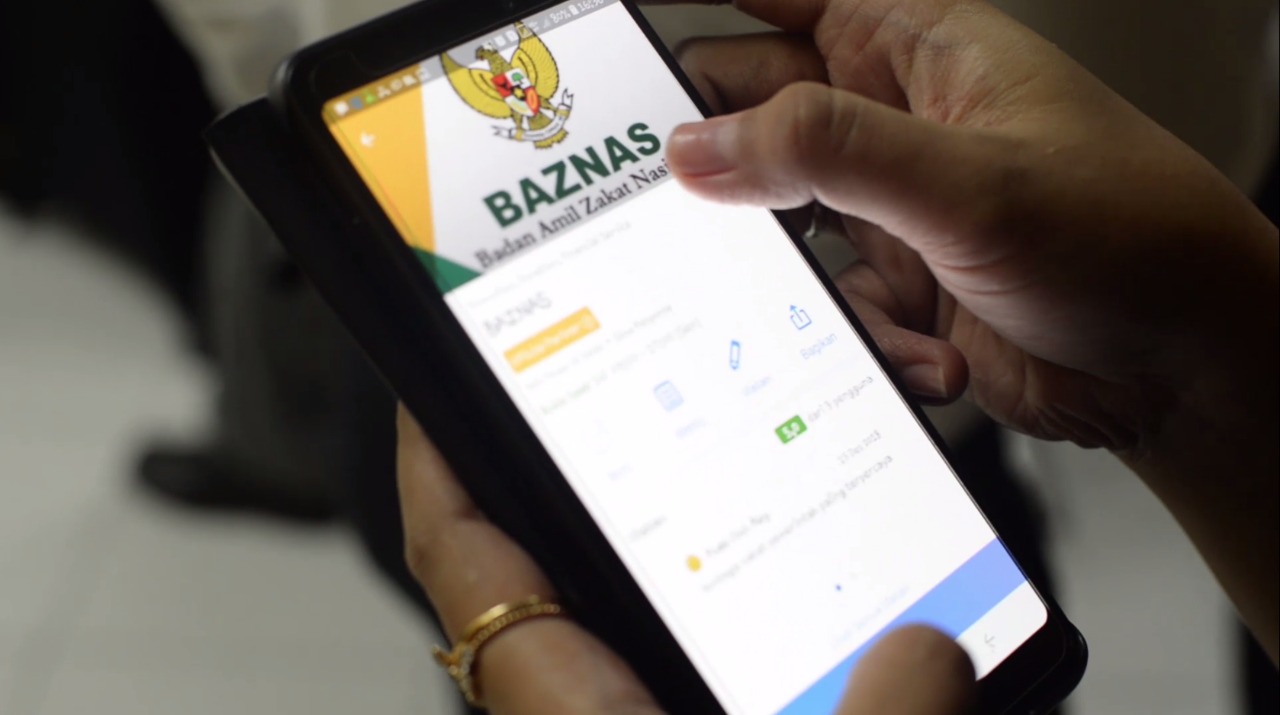 Layanan zakat online BAZNAS