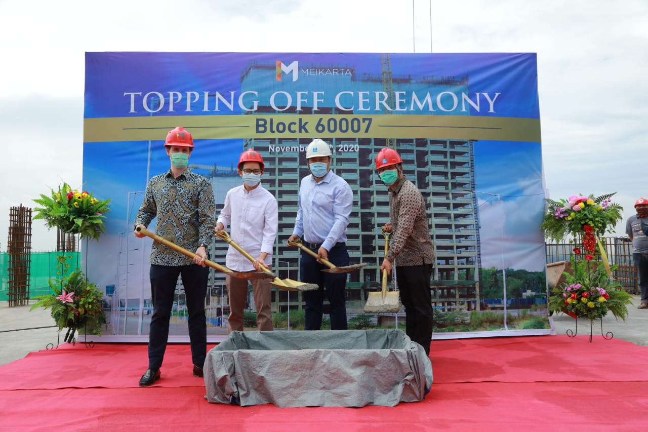 Meikarta lakukan Topping Off di Distrik 2