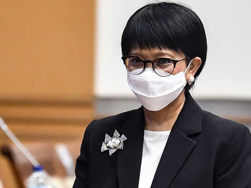 Menlu Retno Marsudi [Foto : Antara/Muhammad Adimaja]