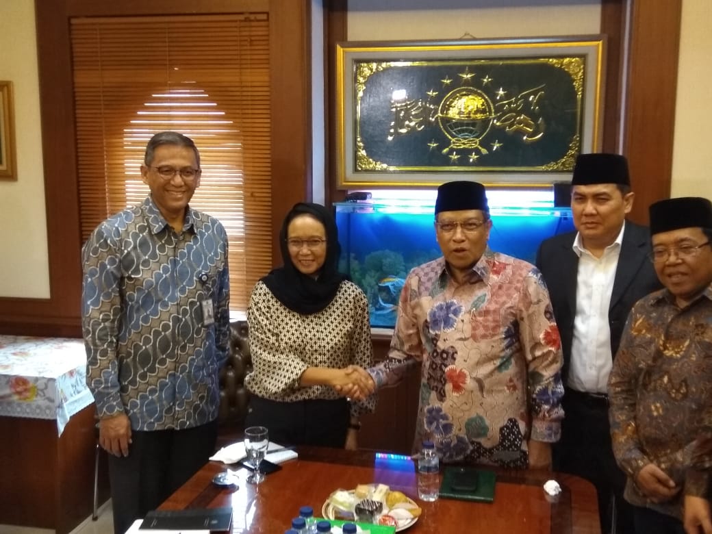 Menlu Retno Marsudi menyambangi Gedung PBNU