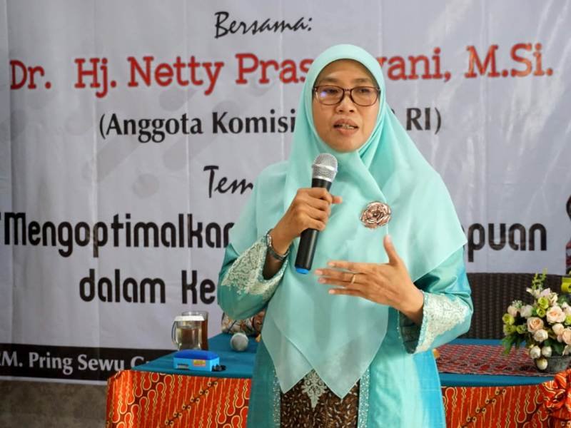 Netty Prasetiyani, anggota Komisi IX DPR RI