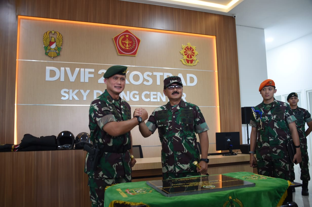 Panglima TNI Resmikan Wind Tunnel Sky Diving Center Divisi 2 Kostrad