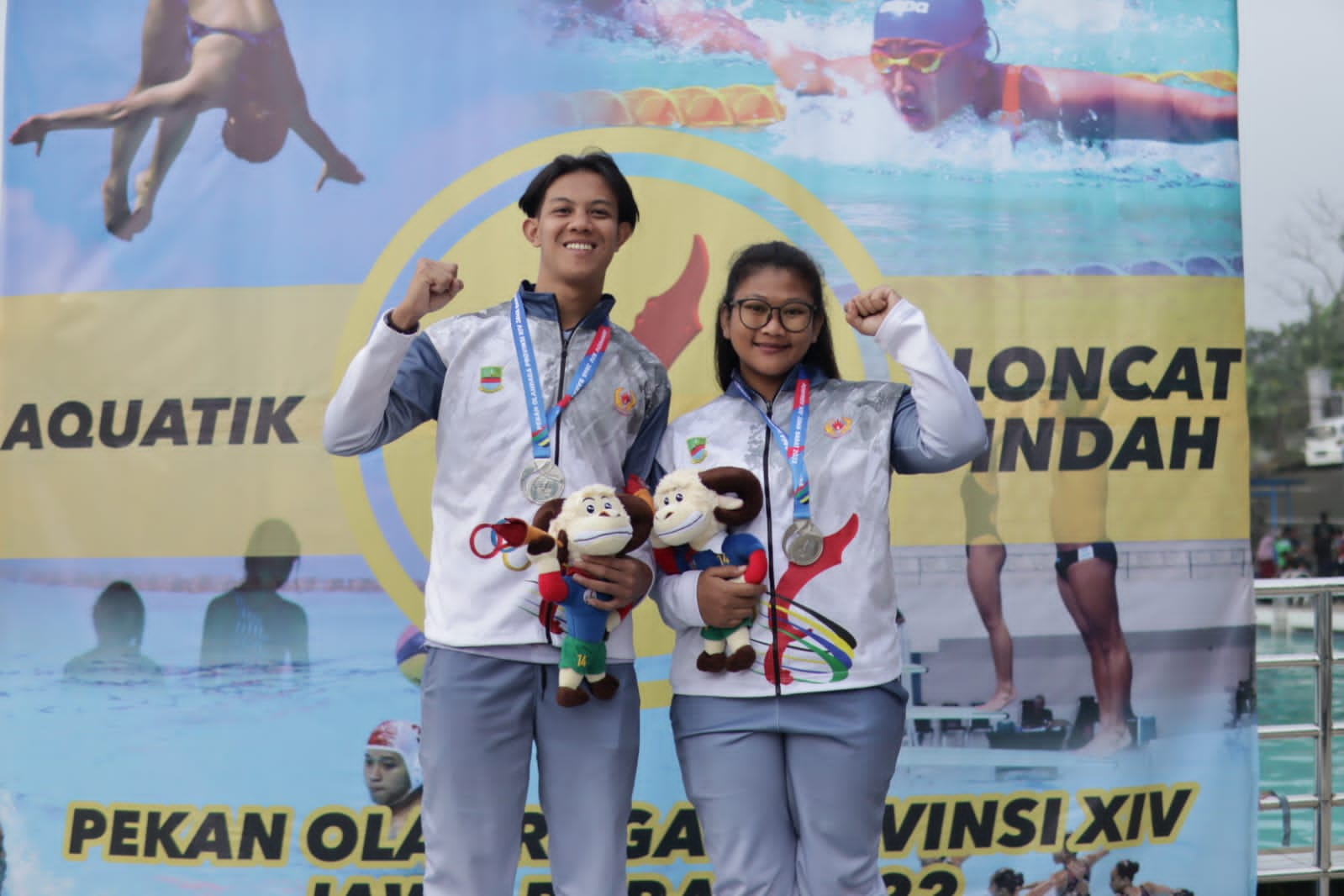 Pasangan campuran loncat indah Kabupaten Bekasi