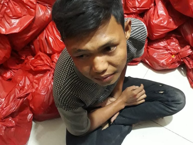 Pedagang kaki lima, Awaludin ditahan Polres Metro Bekasi