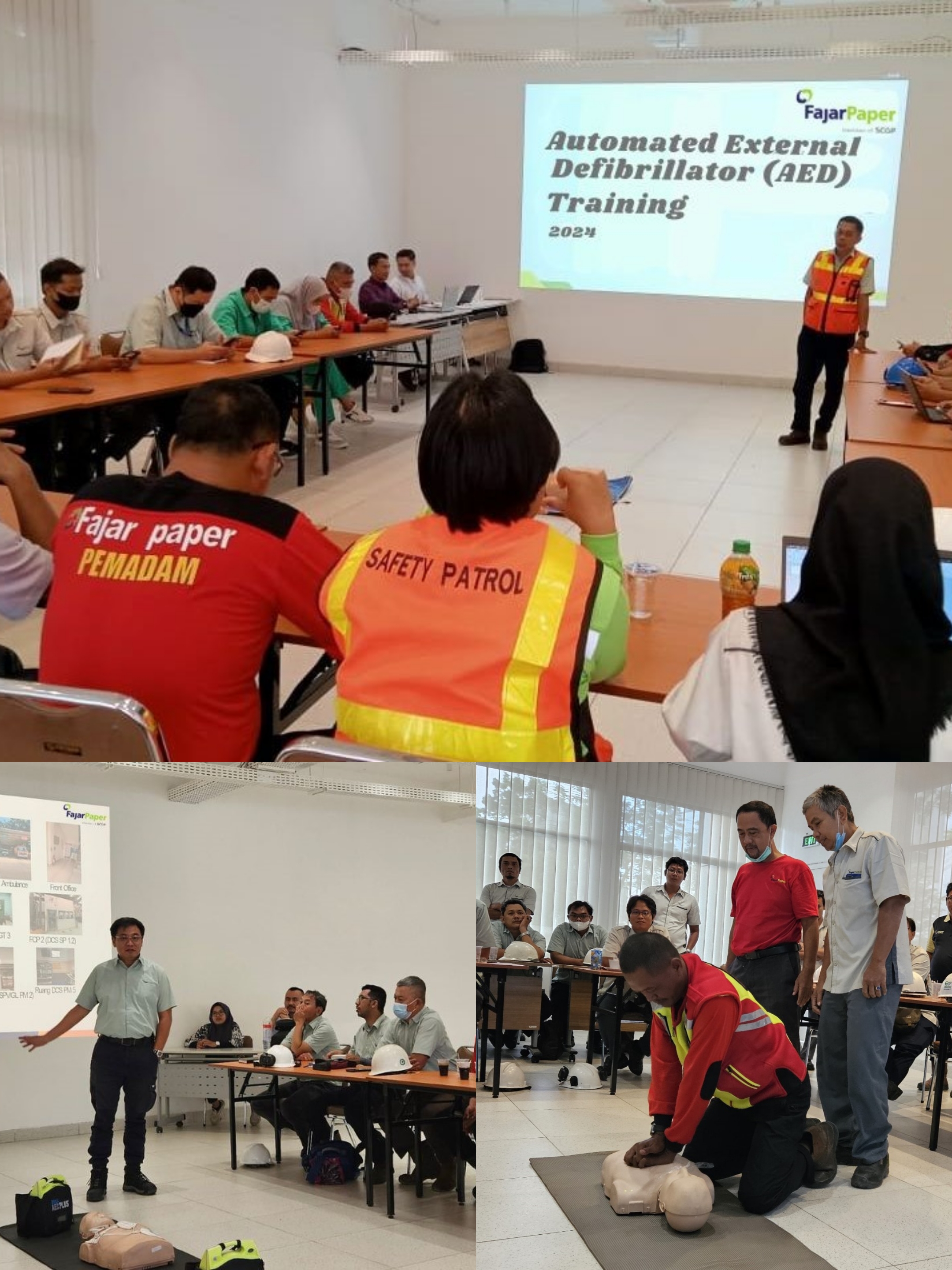 Pelatihan Keselamatan Kerja bagi Karyawan PT FajarPaper