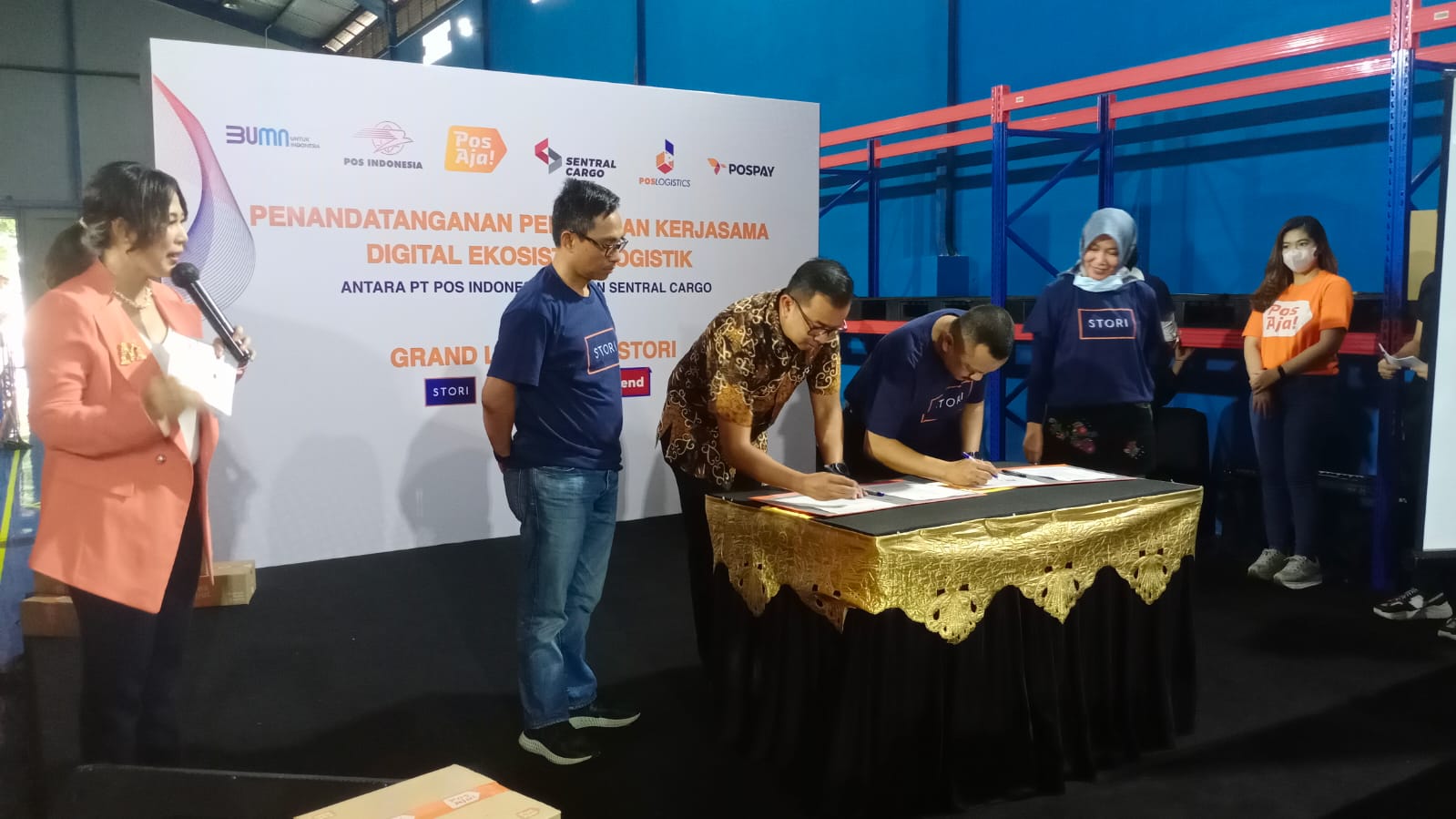 Penandatanganan MOU Ekosistem Logistik Digital