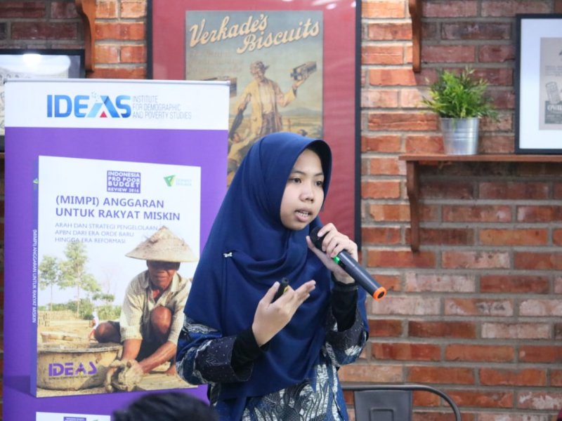 Peneliti IDEAS, Siti Nur Rosifah