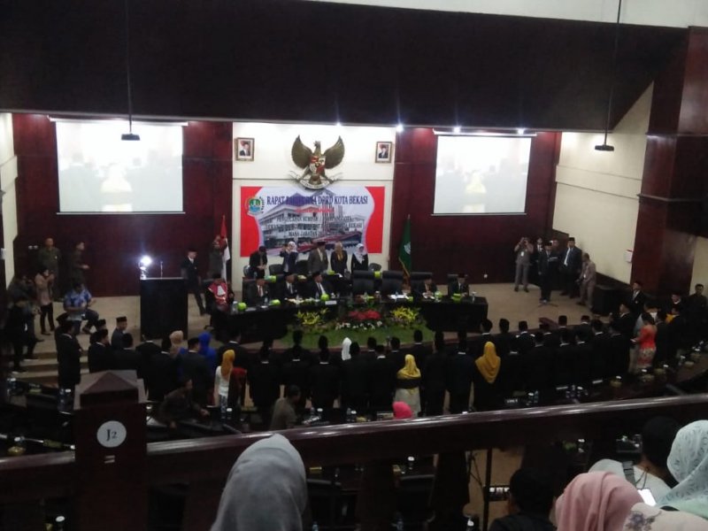 Pengambilan sumpah anggota DPRD Kota Bekasi 2019-2024