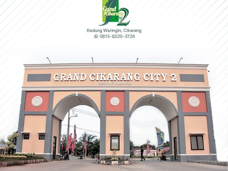 Pintu gerbang masuk Grand Cikarang City 2