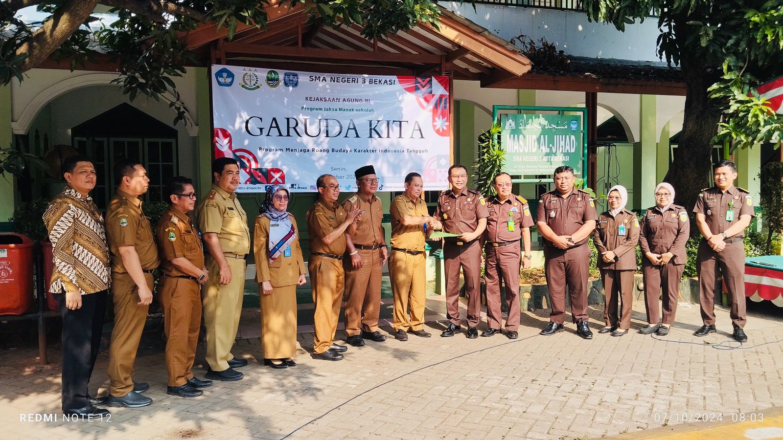 Program Garuda Kita Kejagung RI di SMAN 3 Kota Bekasi