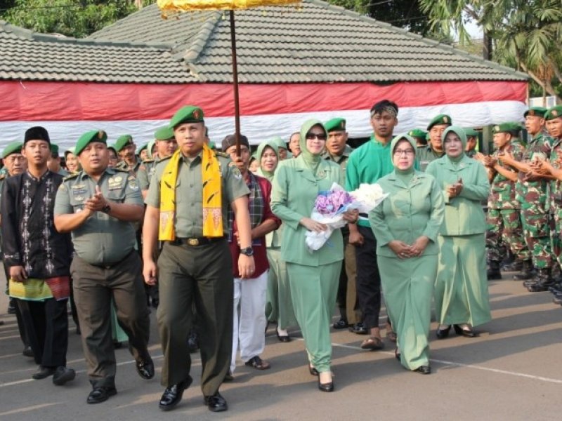 Prosesi Letkol Rama Pimpin Kodim 0507/Bekasi gantikan Letkol Abdi