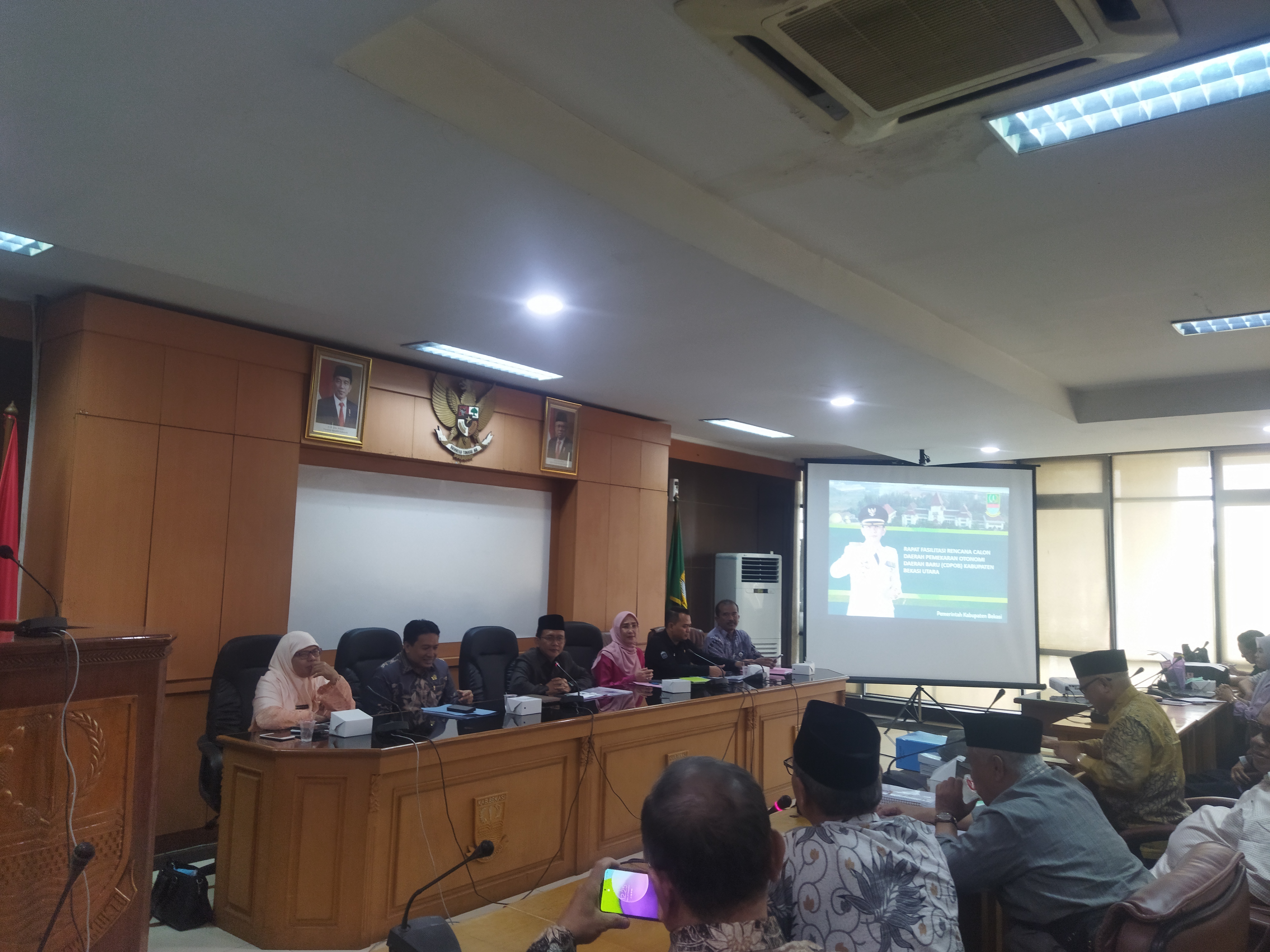 Rapat Fasilitasi Daerah Otonomi Baru Bekasi Utara