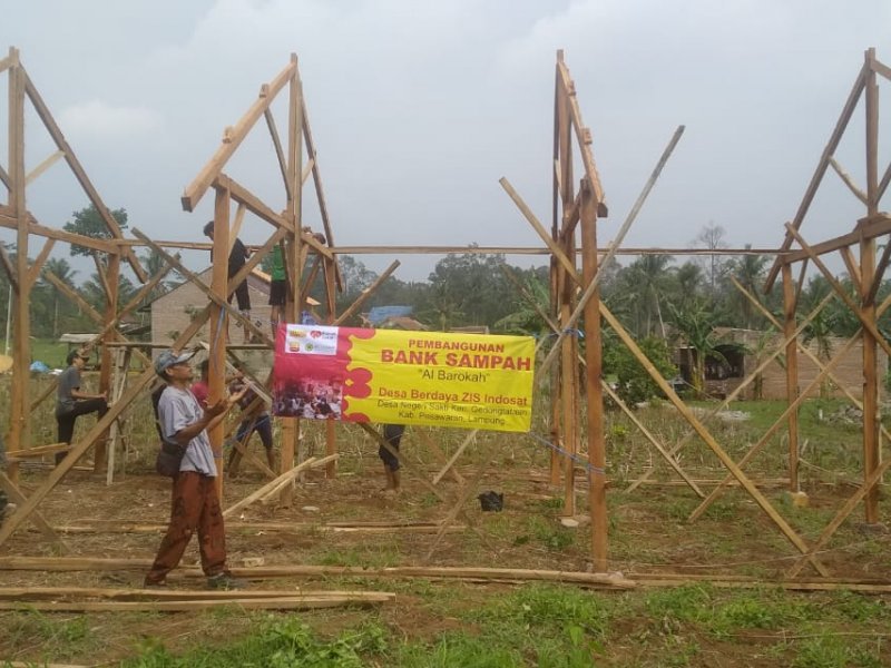 Rumah Zakat membangun Bank Sampah di Dusun Srimulyo, Kecamatan Gedong Tataan, Lampung