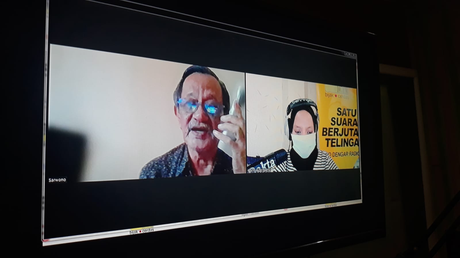 Sarwono Sukardi dalam talkshow daring bersama Dakta