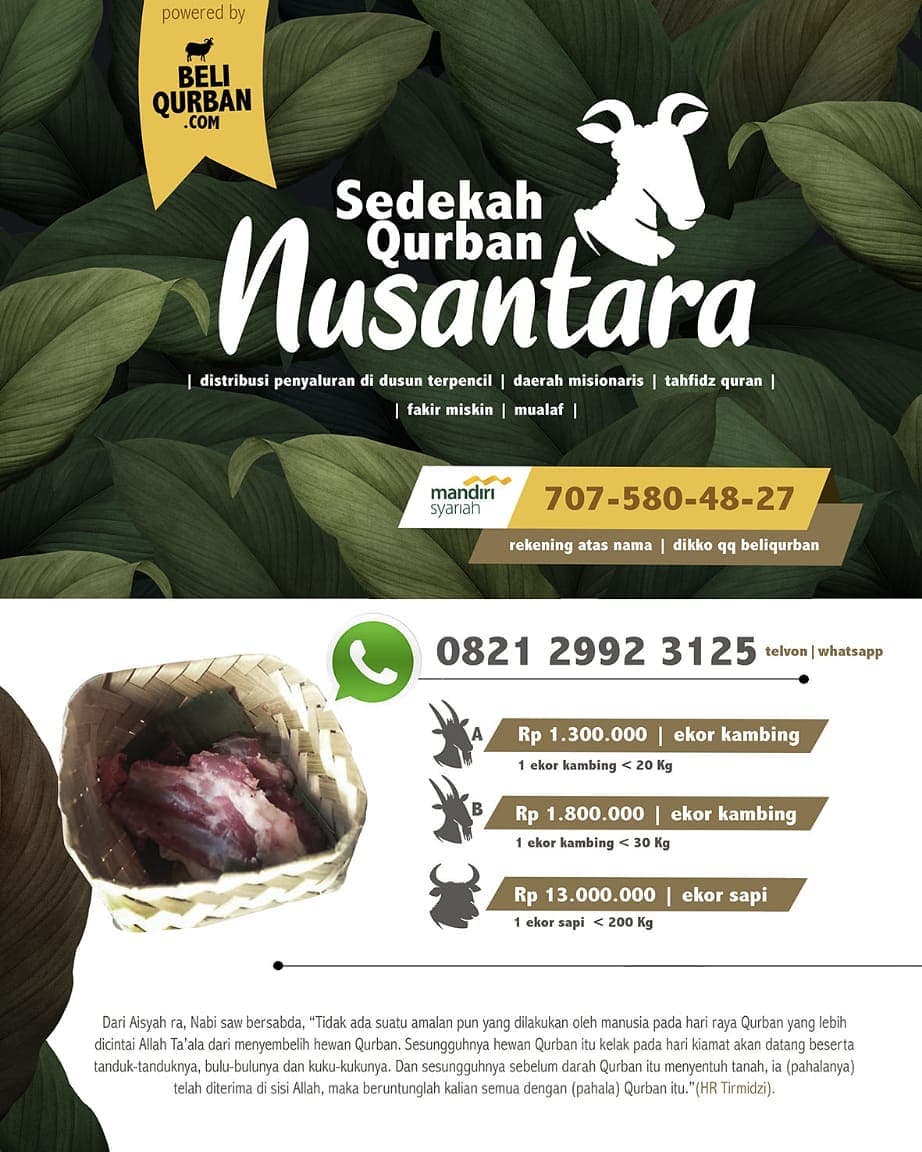 Sedekah Qurban Nusantara