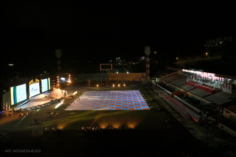 Stadion Mandala Kota Jayapura menjadi lokasi pembukaan Pekan Paralimpiade Nasional Peparnas XVI Papu