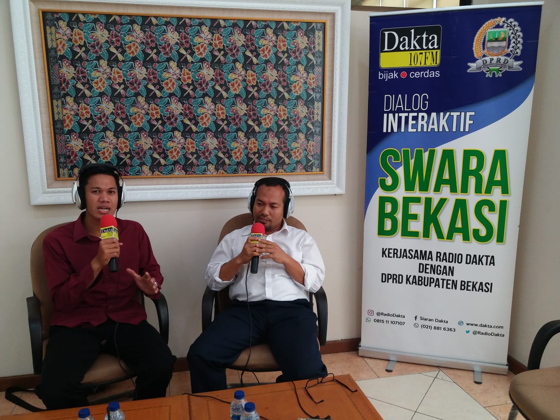 Swara Bekasi bersama Anggota Komisi III DPRD Kab Bekasi Uryan Riana