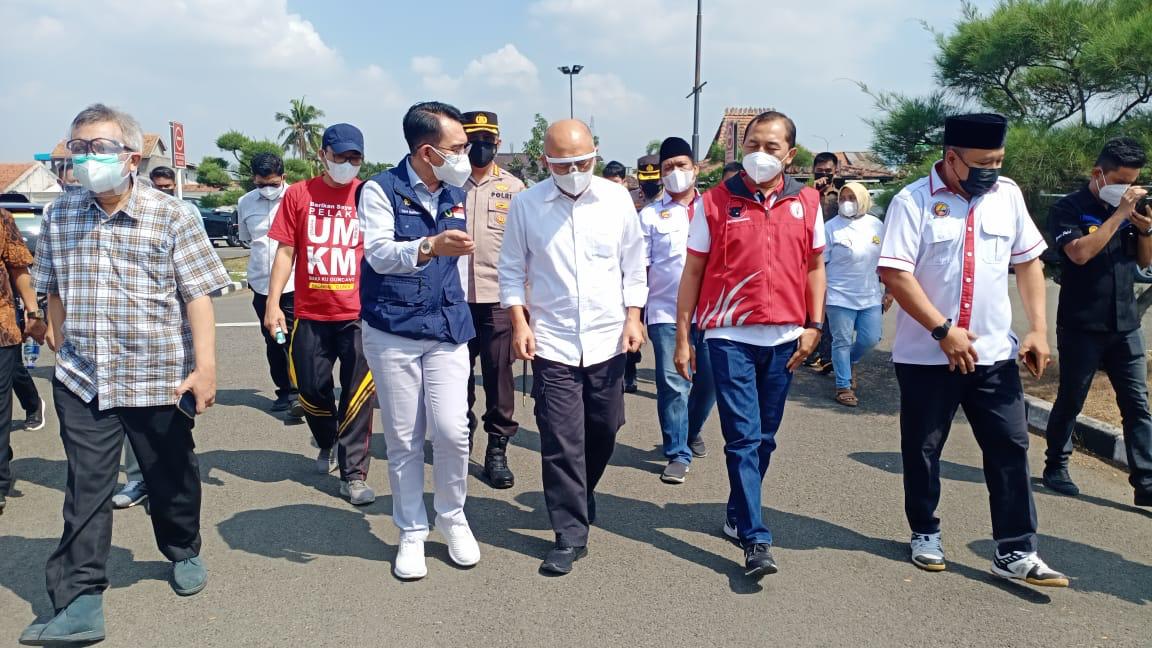 Tinjauan Menkop UMKM dalam vaksinasi yang digelar Papmiso