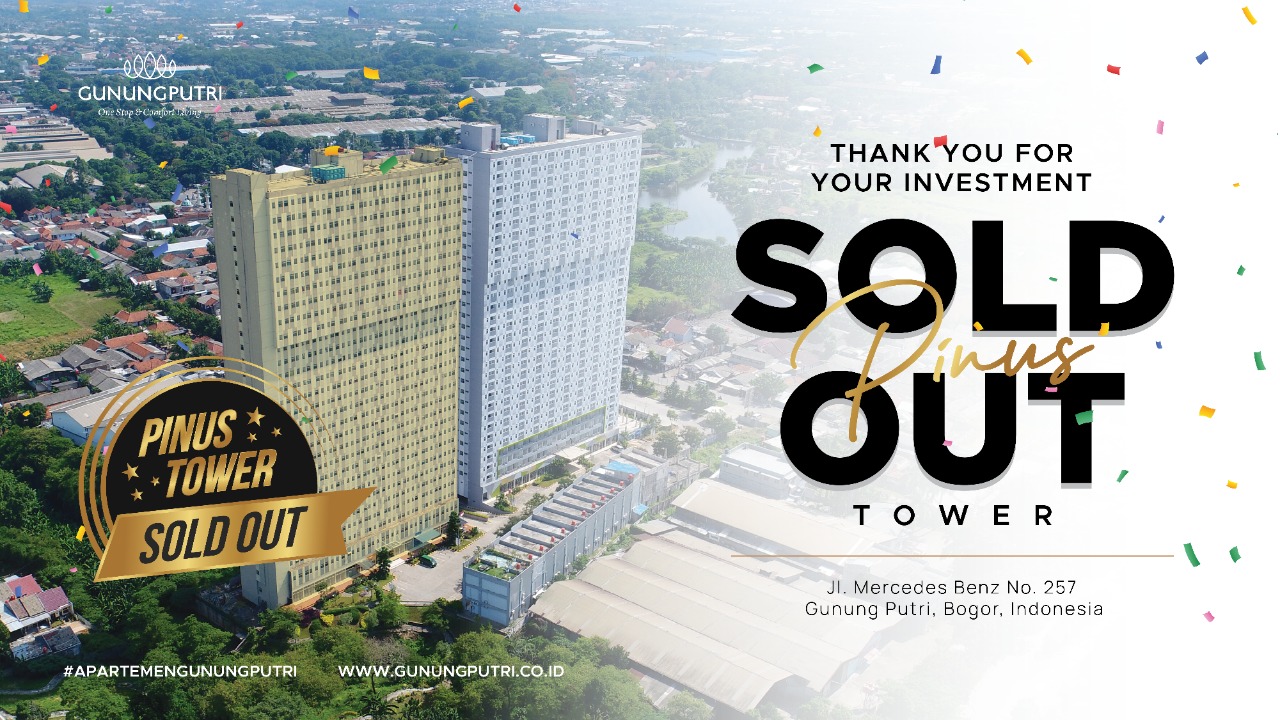 Tower Apartemen Gunung Putri Sold Out