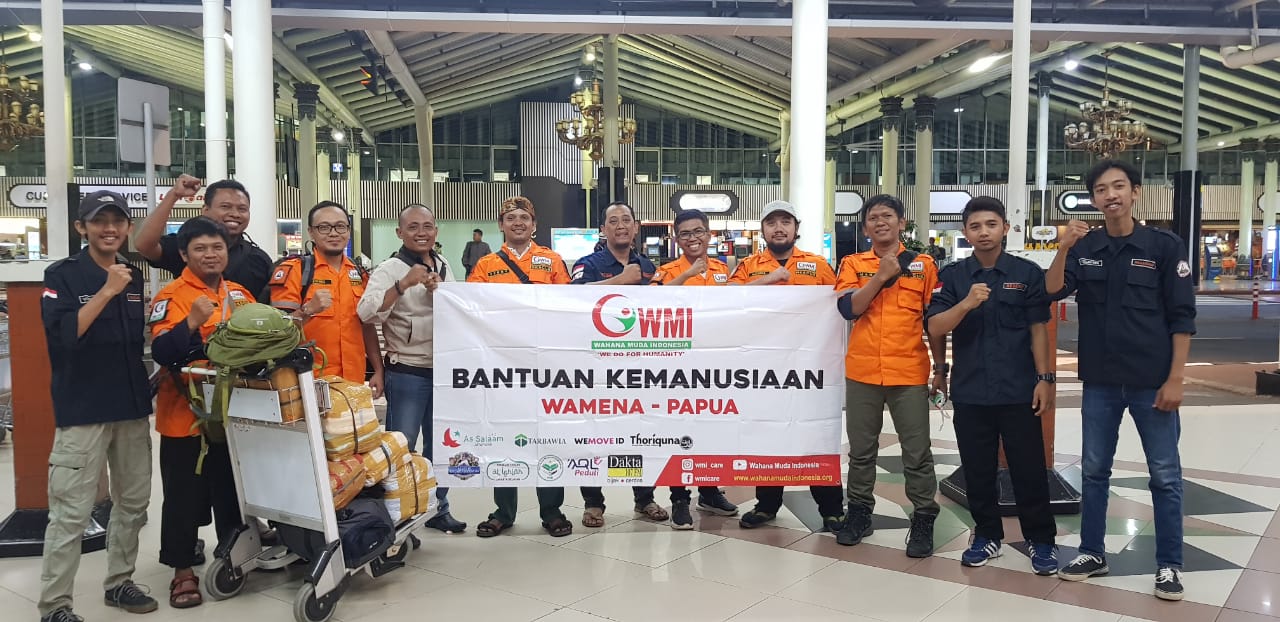 WMI Salurkan Bantuan ke Wamena dan Jayapura