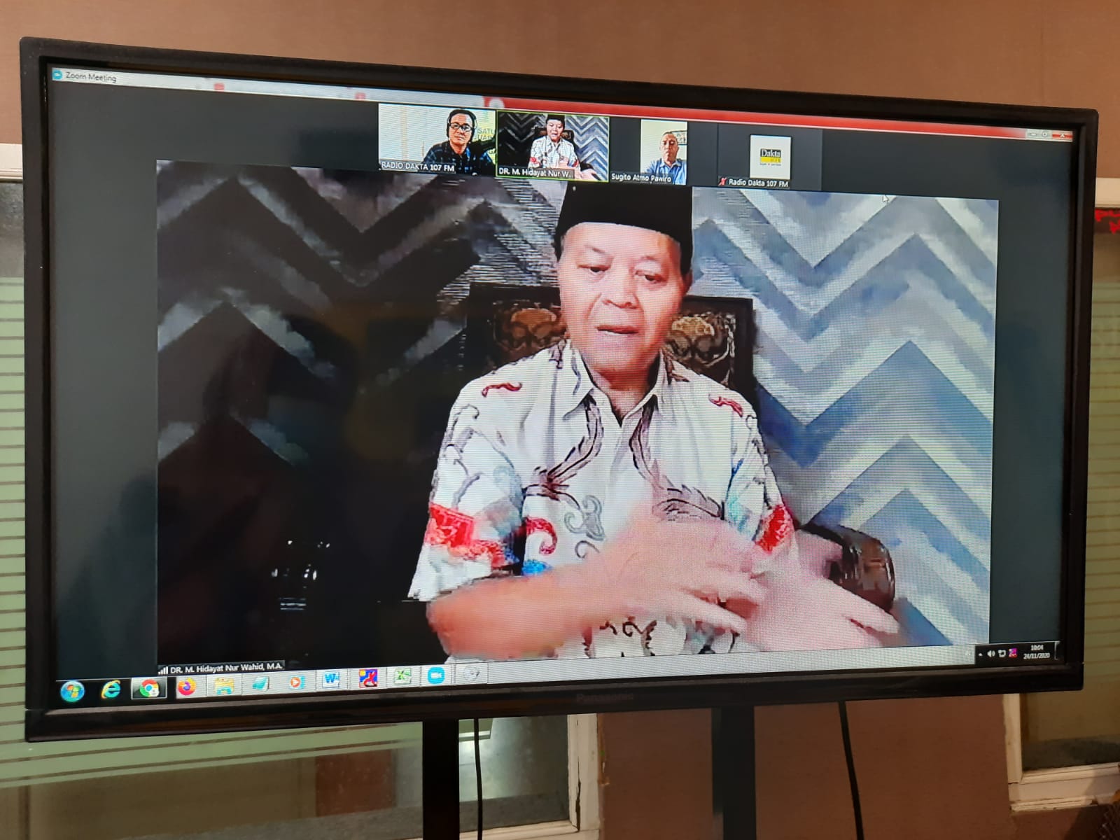 Wakil Ketua MPR Hidayat Nur Wahid dalam Dialog Publik Dakta