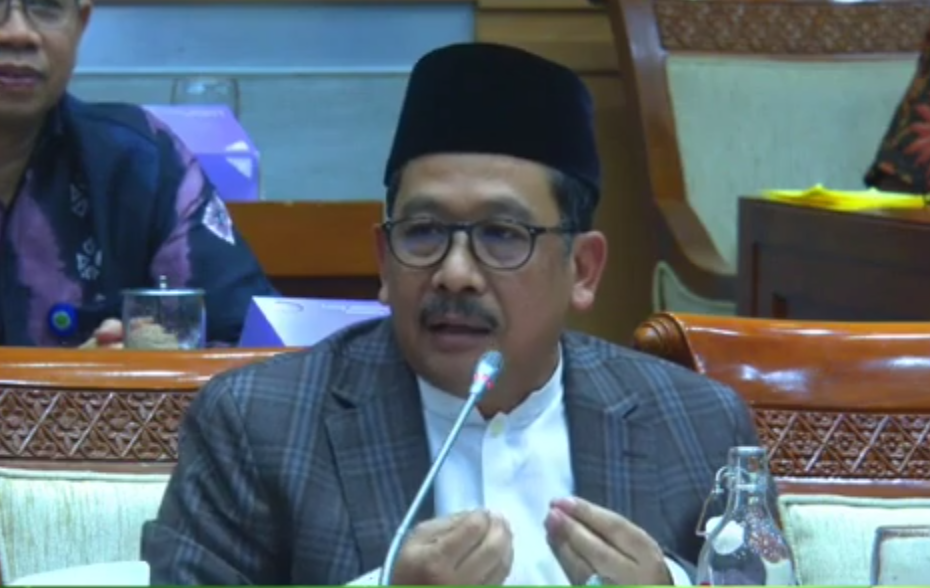 Wakil Menteri Agama Zainut Tauhid dalam rapat kerja bersama Komisi VIII DPR RI